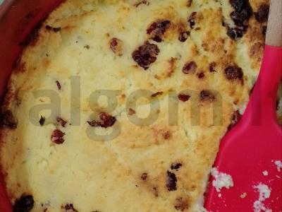 Kefyro apkepas su džiovintomis spanguolėmis Žingsnis 4