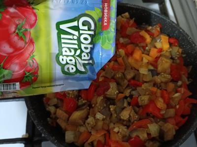 Daržovių troškinys su baklažanu Žingsnis 9