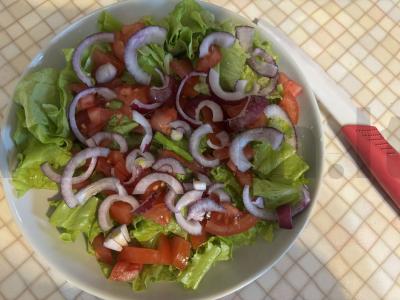 Daržovių salotas prie mėsos patiekalo „Žieminis“ Žingsnis 7