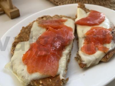 Avižų blynas su upėtakiu skaniam pusryčiui Žingsnis 4