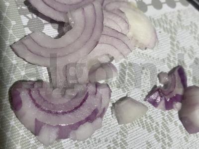 Bulvės „Kaimelis“ su Jaltos svogūnais Žingsnis 5