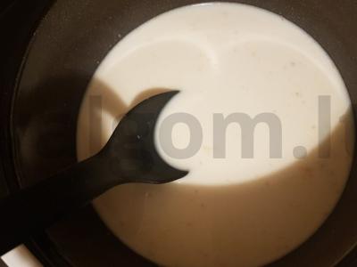 Avižinė košė su sviestu ir braškėmis Žingsnis 3