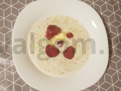 Avižinė košė su sviestu ir braškėmis Žingsnis 5