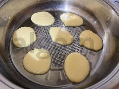 Krisčios blynai su aviečių įdaru Žingsnis 7