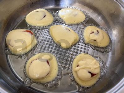 Krisčios blynai su aviečių įdaru Žingsnis 9