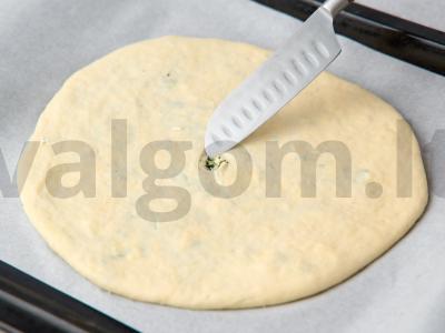 Ossetijos pyragas su sūriu ir špinatais Žingsnis 7