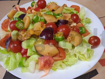 Daržovių salotas su marakuja padažu Žingsnis 8