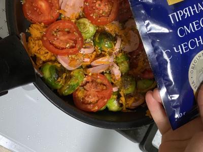 Briuselio kopūstai su dešrelėmis Žingsnis 6