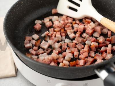 Sūrio sriuba su skumbrija Žingsnis 1