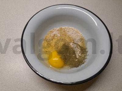 Avižiniai sumuštiniai su menkės kepenimis Žingsnis 1