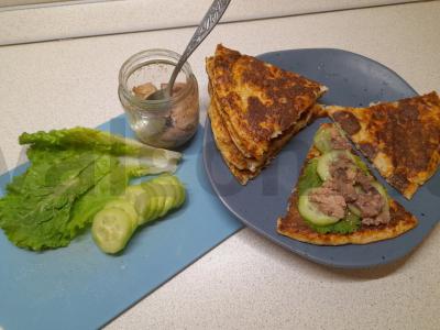 Avižiniai sumuštiniai su menkės kepenimis Žingsnis 5