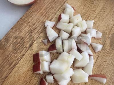 Vaisių salotos su braškių pasta Žingsnis 2