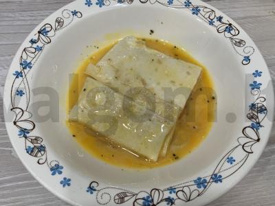 Lavašas su pomidorais, varške ir sūriu Žingsnis 5