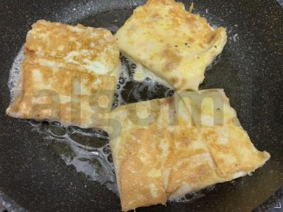 Lavašas su pomidorais, varške ir sūriu Žingsnis 7