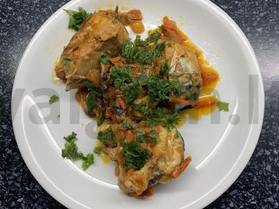 Skumbrė su daržovėmis pagrindine nuotrauka