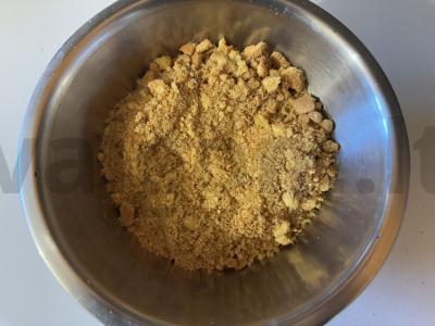 Tortas „Atsitiktinis kalnas“ iš paprastų ingredientų Žingsnis 5