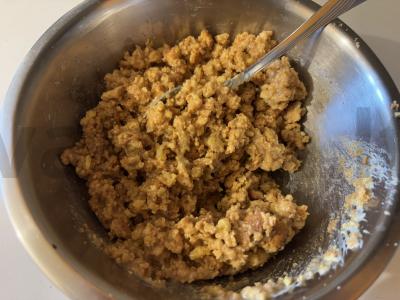 Tortas „Atsitiktinis kalnas“ iš paprastų ingredientų Žingsnis 7