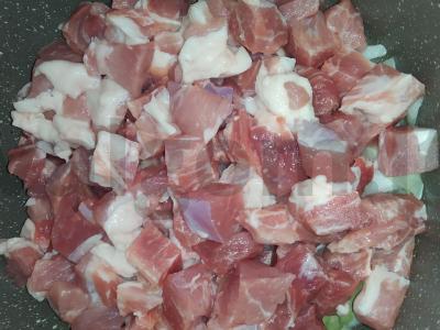 Troškinta kiauliena su perliniu miežiu majonezo-garstyčių padaže Žingsnis 3