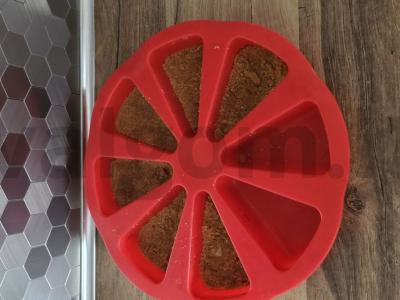 Sūrio pyragas be kepimo su šokoladiniu riešutų kremu Žingsnis 2