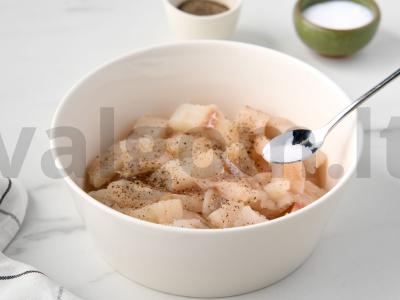 Menkių filė su grietinėlėmis orkaitėje Žingsnis 1