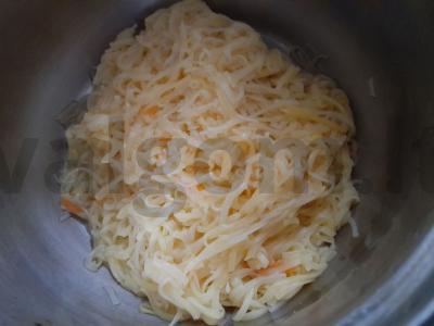 Namų makaronai su vištiena ir rūkytomis paprikomis Žingsnis 7