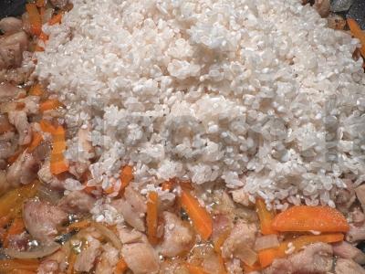 Birus plovas su triušiena ir riešutais Žingsnis 3