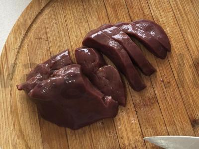 Kalakutienos kepenys su daržovėmis Žingsnis 2