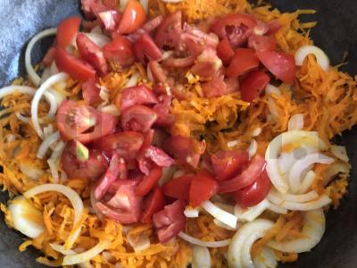 Kalakutienos kepenys su daržovėmis Žingsnis 4