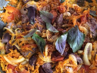 Kalakutienos kepenys su daržovėmis Žingsnis 6