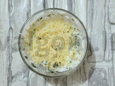 Šventinė užkandis iš paukštienos su varškės sūriu Žingsnis 3