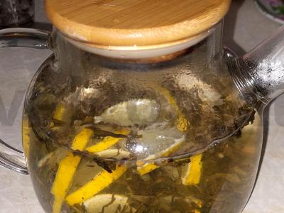 Žalioji arbata su citrina Žingsnis 3