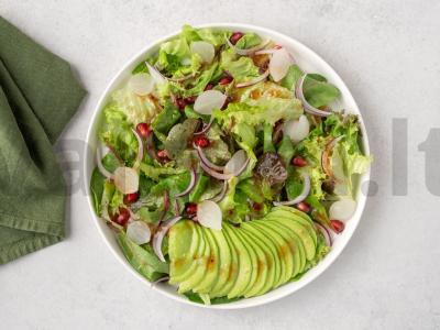 Avokadų ir granatų salotas Žingsnis 6