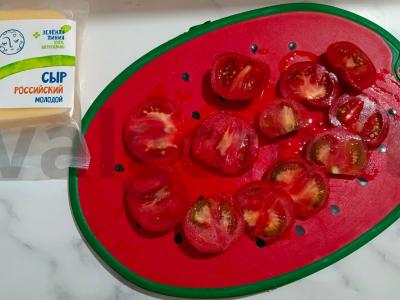 Vasaros užkandis iš pomidorų Žingsnis 1