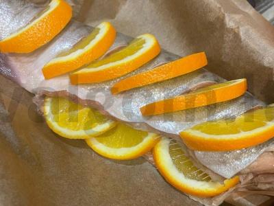 Lašiša su apelsinais vakarienei Žingsnis 3