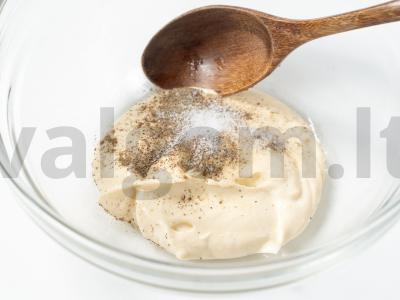 Kepta „Vištelė Rjauba“ majoneze Žingsnis 2