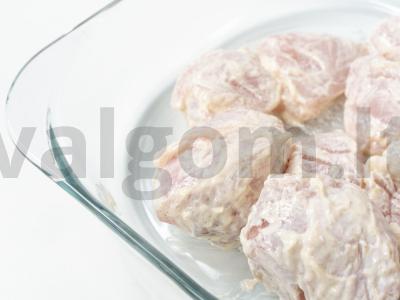 Kepta „Vištelė Rjauba“ majoneze Žingsnis 3