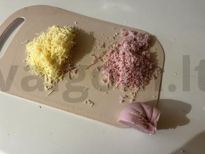 Sultingas ritinys su tarkuota įdaru Žingsnis 3