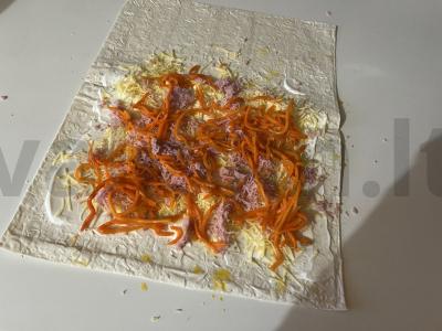 Sultingas ritinys su tarkuota įdaru Žingsnis 8