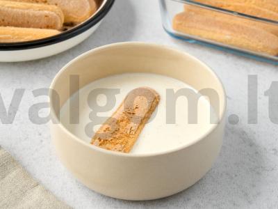 Vyšnių tiramisu Žingsnis 3