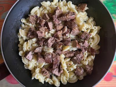 Patiekalas „Eskolė“ su vištienos kepenėlėmis Žingsnis 7