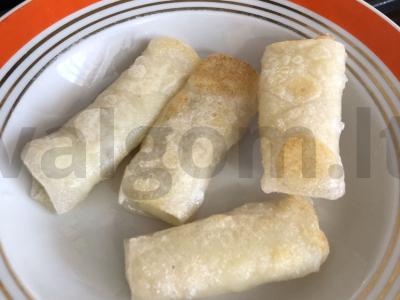 Ryžių popieriaus blynai su bulvėmis Žingsnis 8