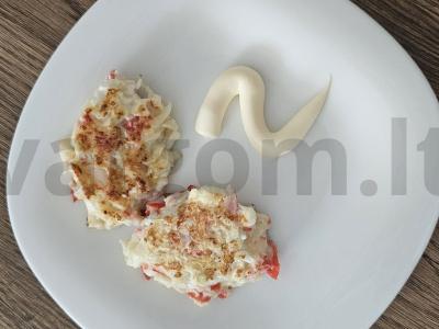 Krabų mėsos kotletai per 30 minučių pagrindine nuotrauka