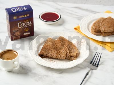 Šokoladiniai blynai vandenyje pagrindine nuotrauka