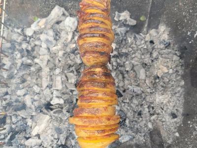 Keptas bulvės su bekonu ant grotelių Žingsnis 6