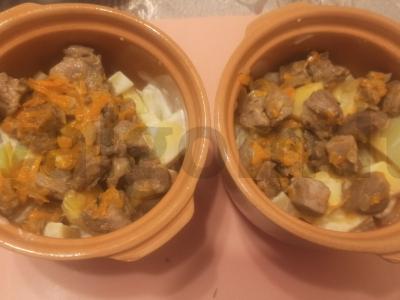 Bulvės su kalakutiena puode Žingsnis 4