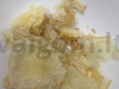 Desertas „Kremiškas persikas“ Žingsnis 1