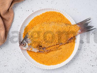 Kepta žuvis džiuvėsėliuose Žingsnis 3