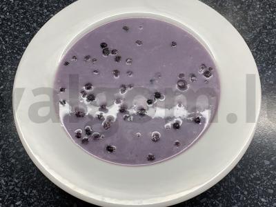 Avižų košė su kondensuotu pienu ir mėlynėmis Žingsnis 4