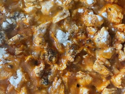 Vištienos guliašas su pomidorų padažu Žingsnis 5