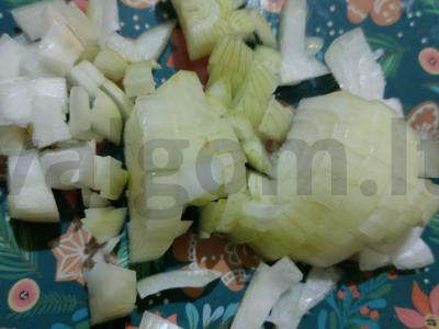 Avinienos šurpa su saldžiuoju pipiru ir pomidoru Žingsnis 5